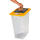 Waste separation receptacle PB-1090-CLR