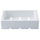 White-painted wooden display crate CRATE14W